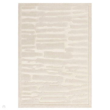 Valley Path Scandinavian Carved 3D Hi-Low Flatweave Ivory/Cream Rug-Asiatic Carpets-Rug Love - The Most Loved Rug Store